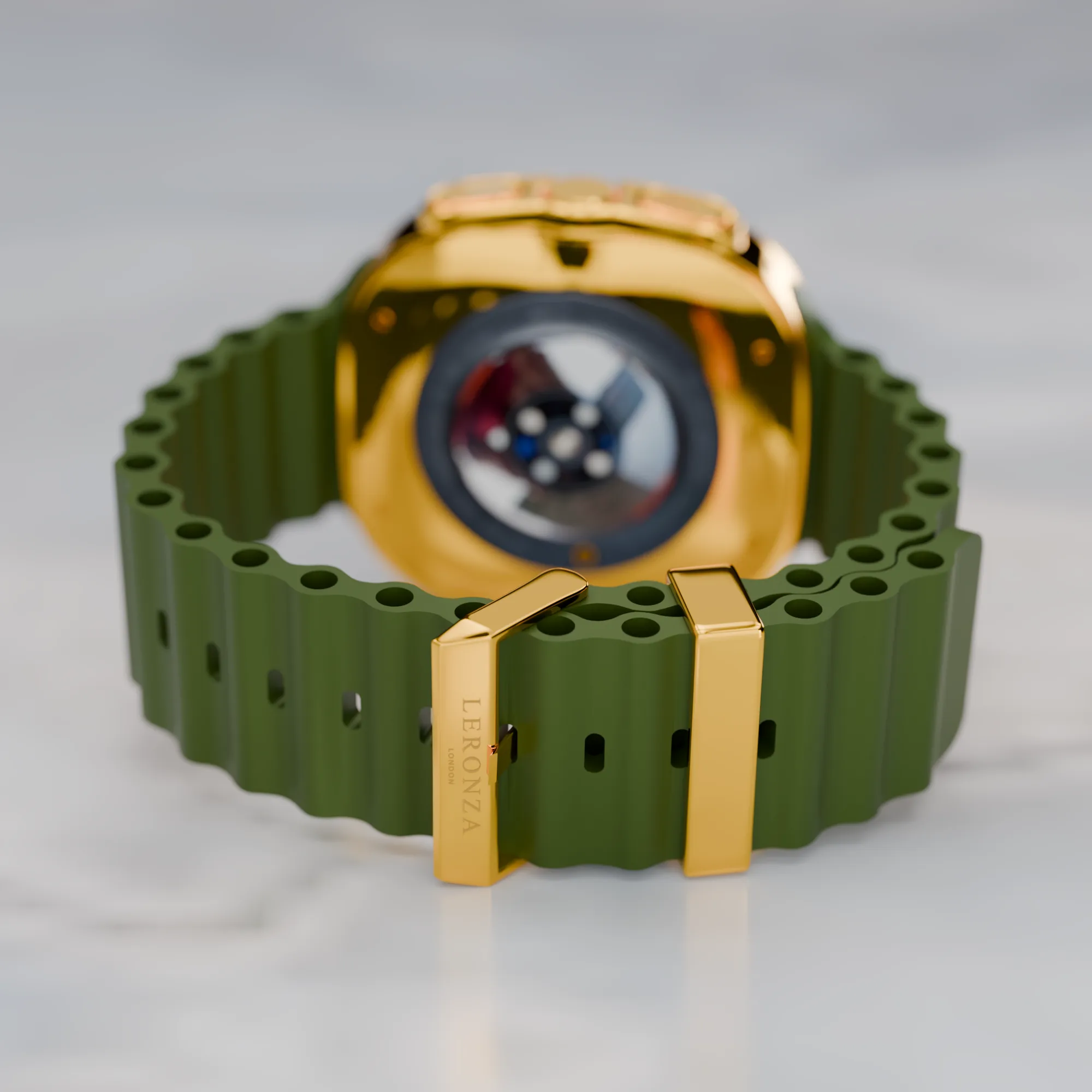 Luxury Samsung Watch Ultra Green Band