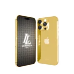 24k Gold iPhone 16 Pro Max Diamond logo