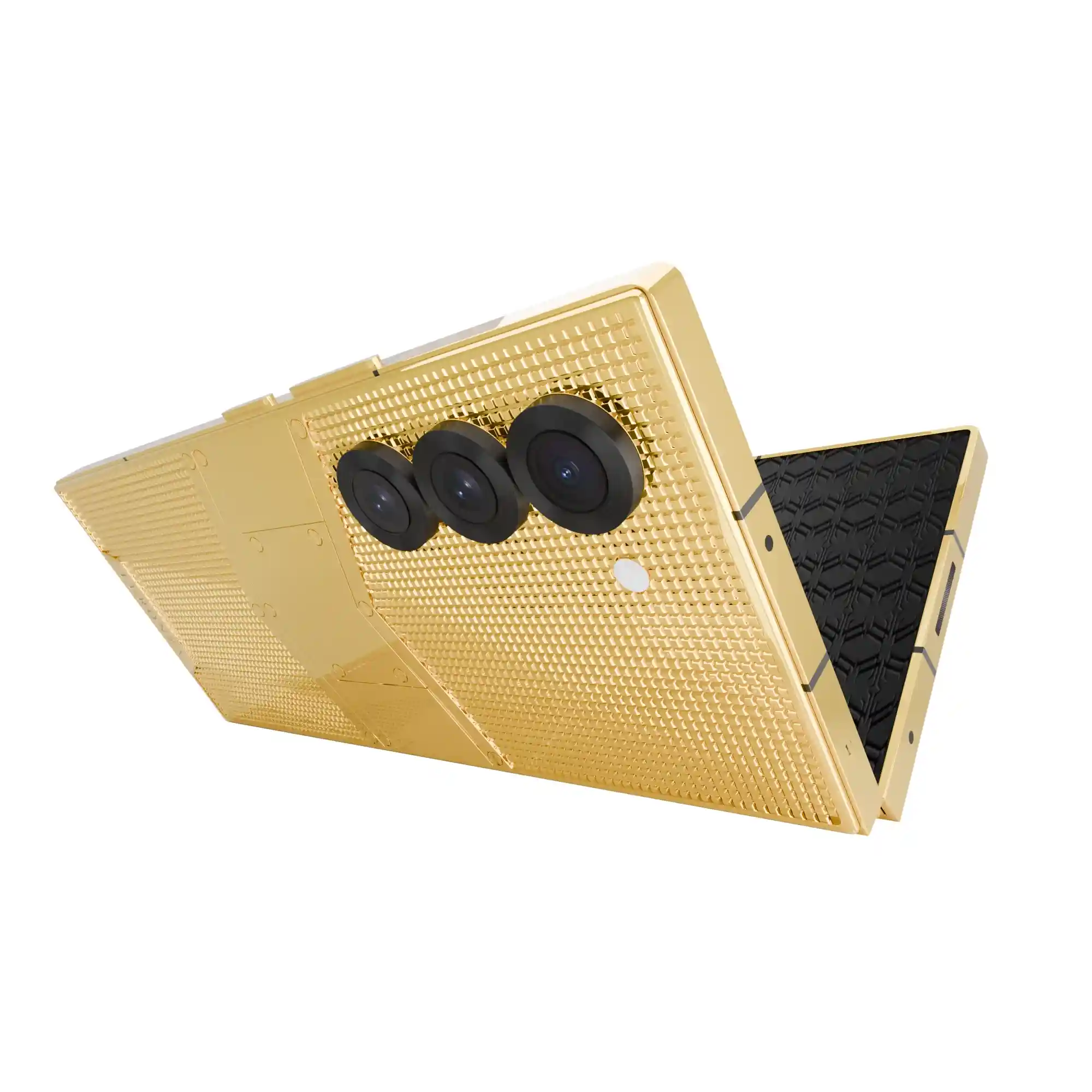 Gold Samsung Galaxy Z Fold6 Pyramid