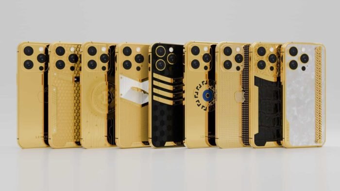 Designer Apple iPhones | 24K Gold iPhone 16 Pro Max | Leronza Designer Apple iPhones