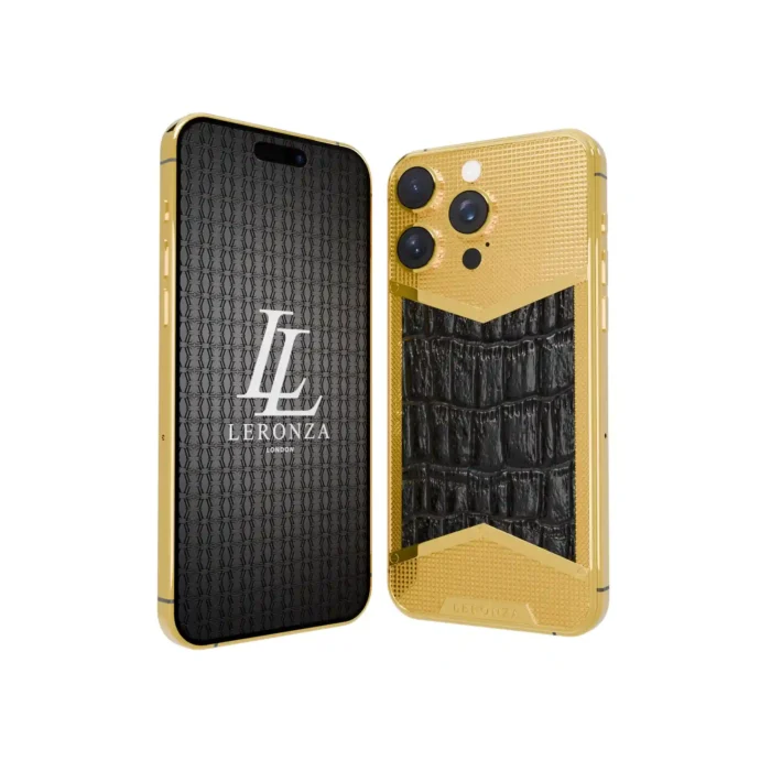 Gold iPhone 16 Pro Max leather