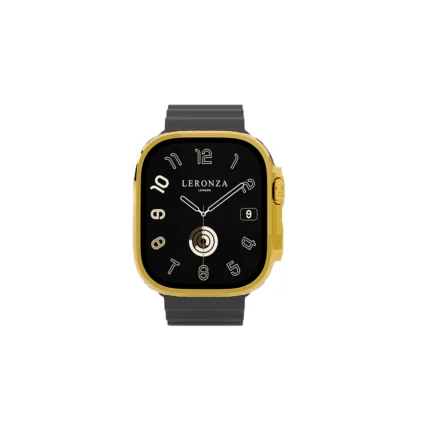 24K Gold Watch Ultra 2 Black