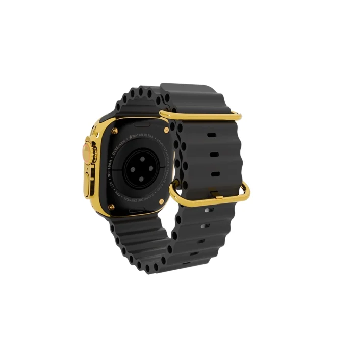 24K Gold Watch Ultra 2 Black