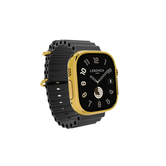 24K Gold Watch Ultra 2 Black