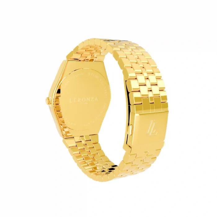 personalized 24K gold watch