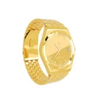 personalized 24K gold watch