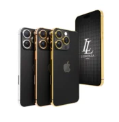 Gold iPhone 16 Pro Max Black