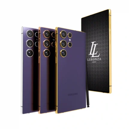 Gold Samsung Galaxy S24 Ultra Side Frame Violet