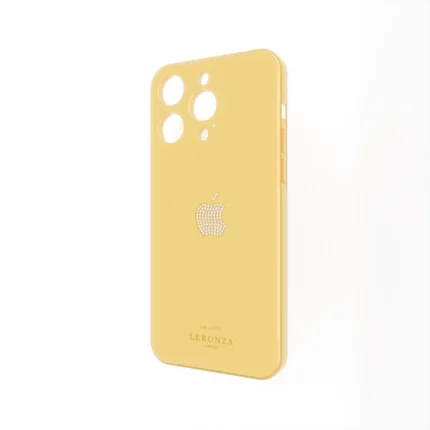 Gold iPhone 15 16 Pro Max Diamond logo case