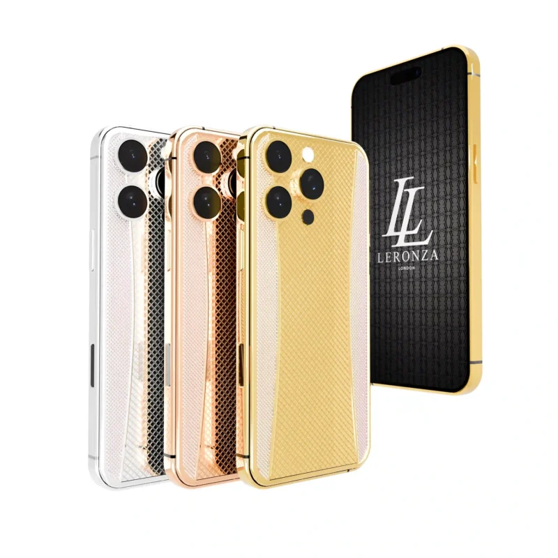 Gold iPhone 16 Pro diamond