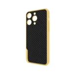 Gold iPhone 15 16 Pro Max CarbonFiber Legacy case