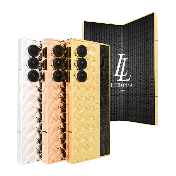 Gold Samsung Galaxy Fold6 Leather