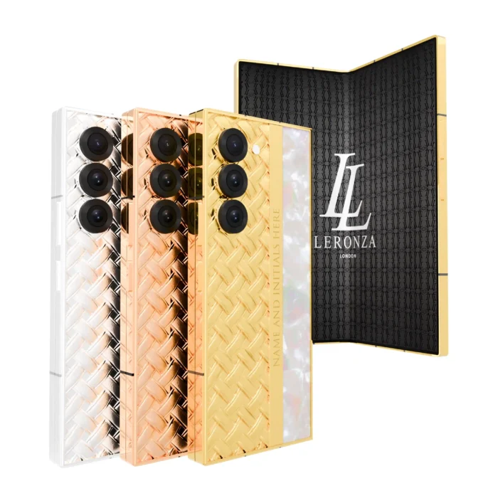 24K Gold Samsung Galaxy Fold6 Pearl design