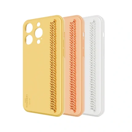 Gold iPhone 16 Cuban Chain Bracelet case