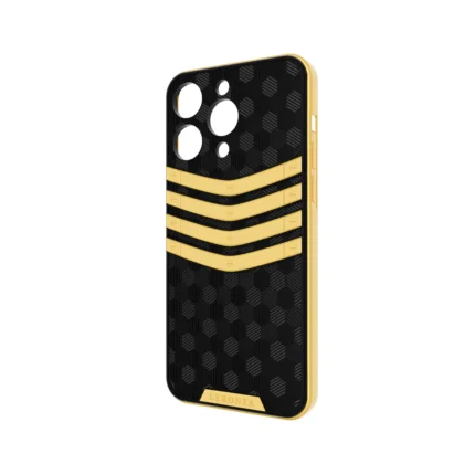 Gold iPhone 15 16 Pro Max Rhodium case