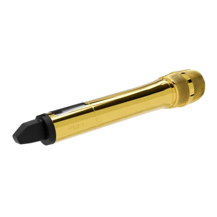 24K Gold Shure Microphone