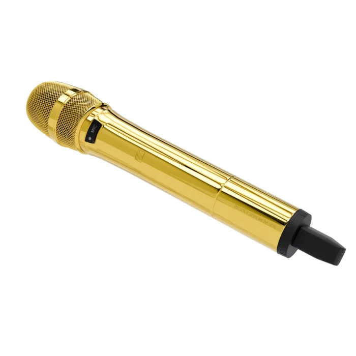 24K Gold Shure Microphone