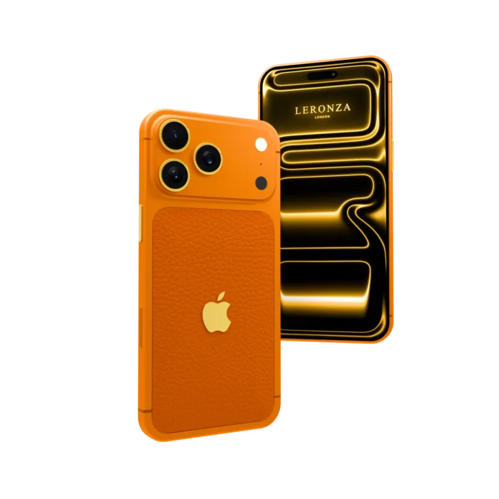 Cosmic Orange iPhone 17 Pro and Max in 24K Gold, Rose Gold & Platinum - Image 2