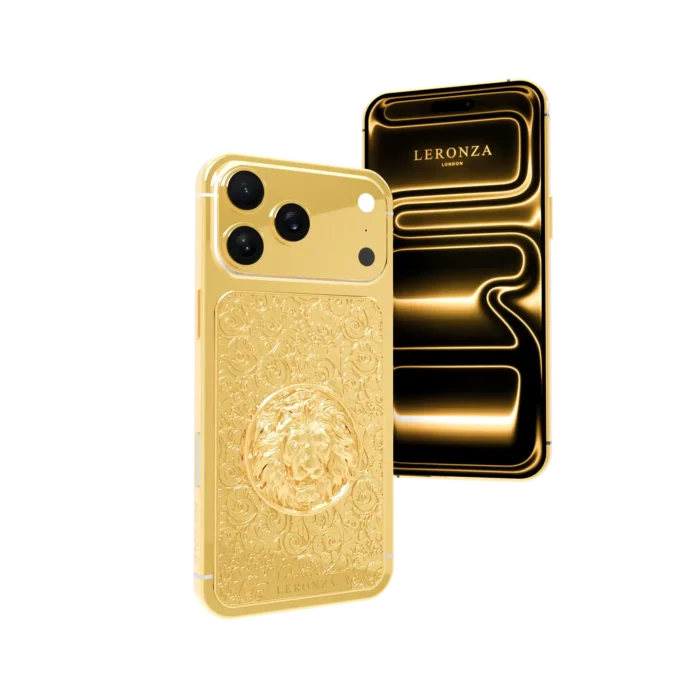 03 (5) Le Lion Fleur iPhone 17 Pro and Max in 24K Gold, Rose Gold & Platinum - Image 1