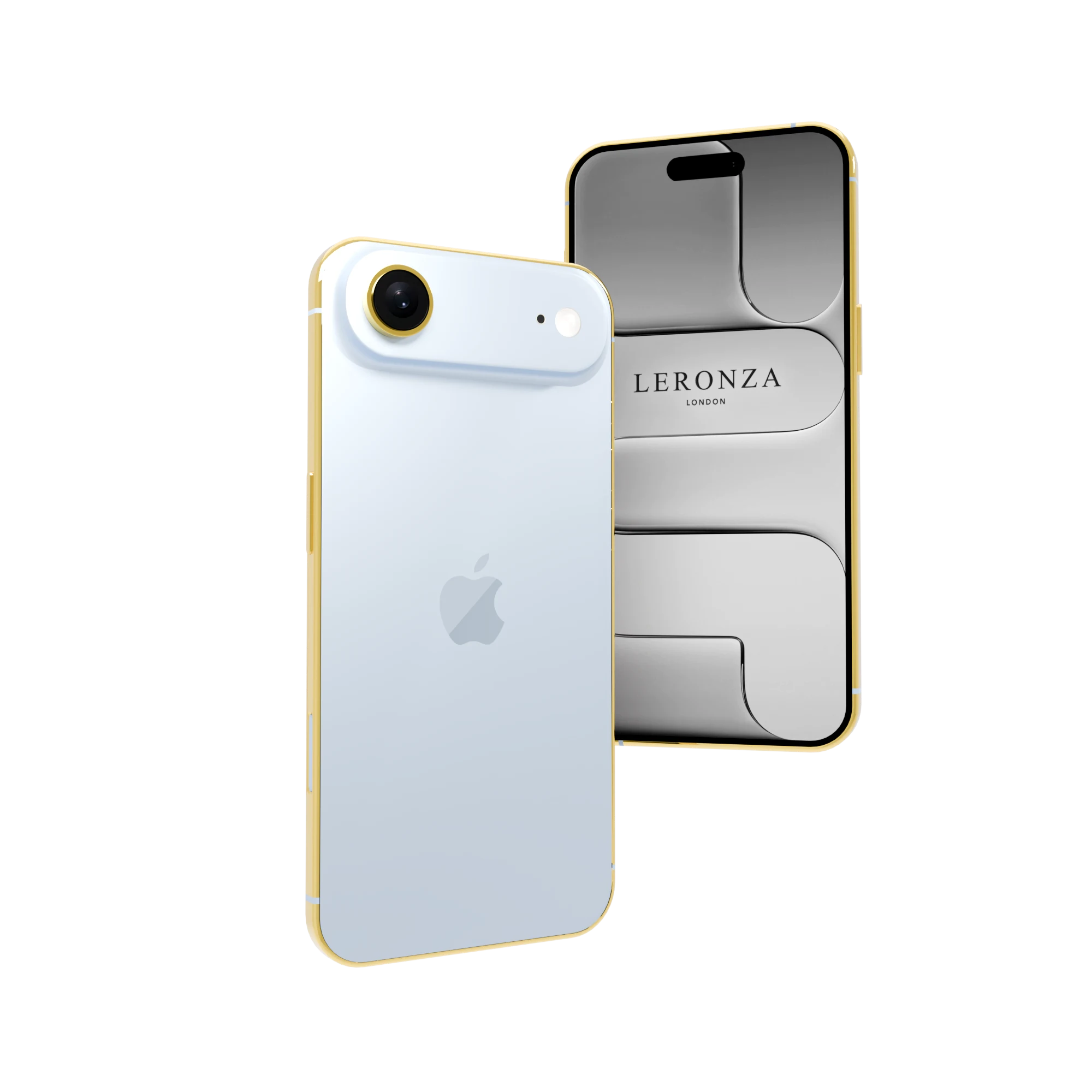 Sky Blue_02 Sky Blue iPhone Air in 24K Gold, Rose Gold & Platinum - Image 1